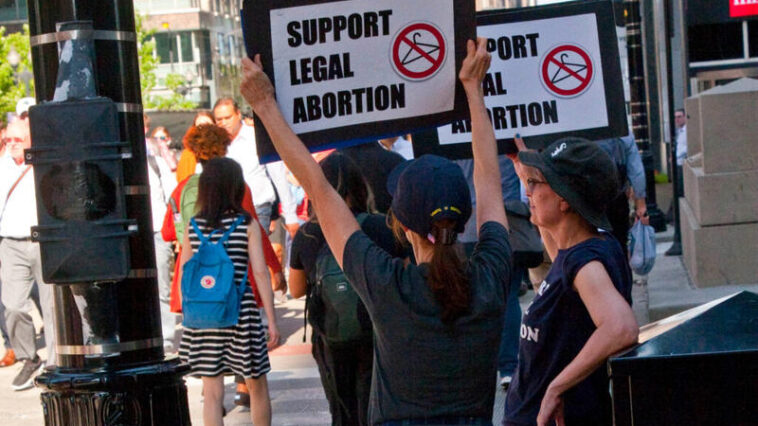 Pro-Choice Demonstrators Downtown Chicago 7-9-18 2502